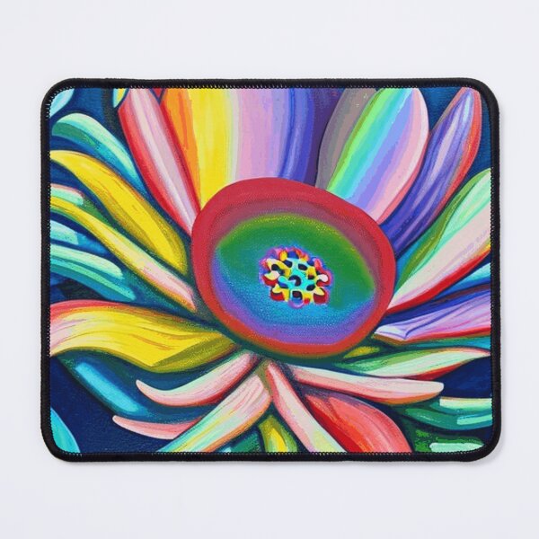 Item preview, Illusionary Hand-painted Floating Rainbow Flower  designed and sold by funnyhalloween.