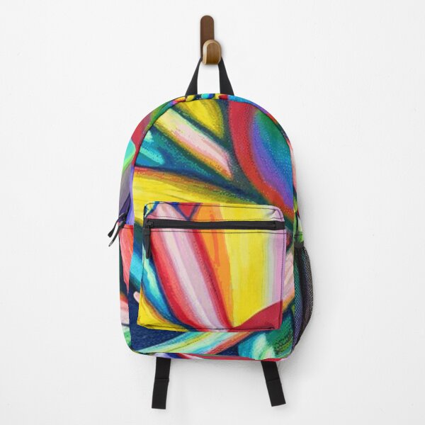 Item preview, Illusionary Hand-painted Floating Rainbow Flower  designed and sold by funnyhalloween.