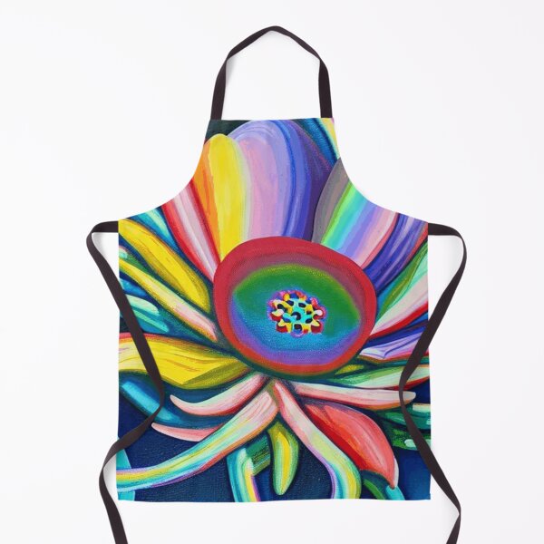Item preview, Illusionary Hand-painted Floating Rainbow Flower  designed and sold by funnyhalloween.