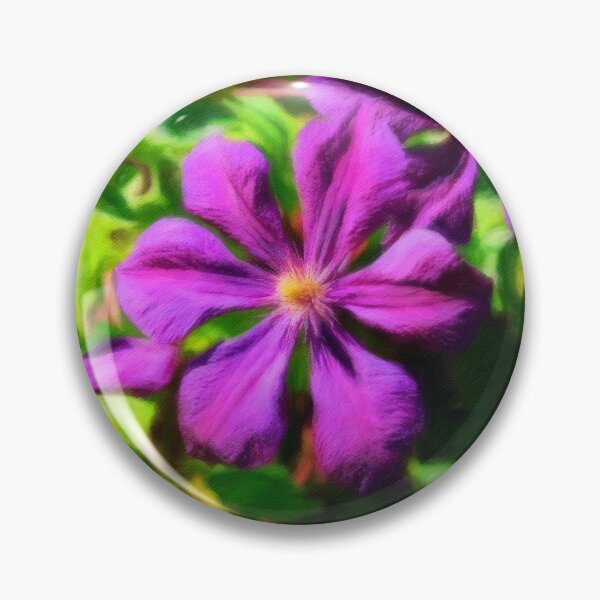 Item preview, Impresiones de flores Clematis púrpura designed and sold by Taina Sohlman.