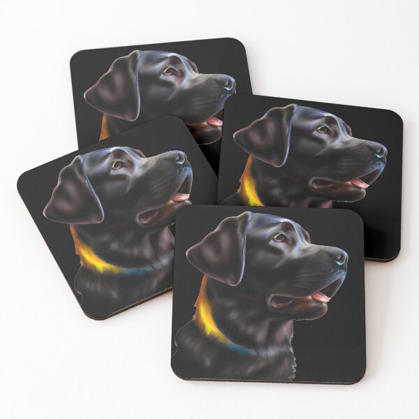 Item preview, Black Labrador retriever, acrylic art, Ai Generated Art  designed and sold by ACC .