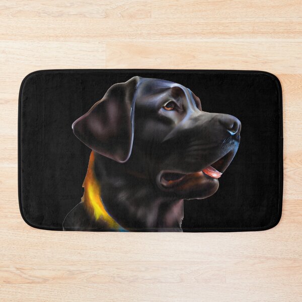 Item preview, Black Labrador retriever, acrylic art, Ai Generated Art  designed and sold by ACC .