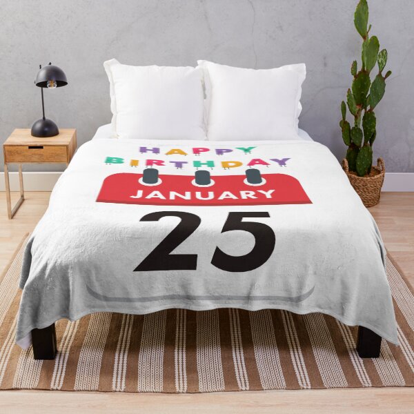 Item preview, January 25 is my Birthday, January 25 is my birthday, January Birthday Quotes Aesthetic, January Birthday Month designed and sold by Celebrationist.