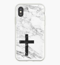 Marble Cross iPhone Case