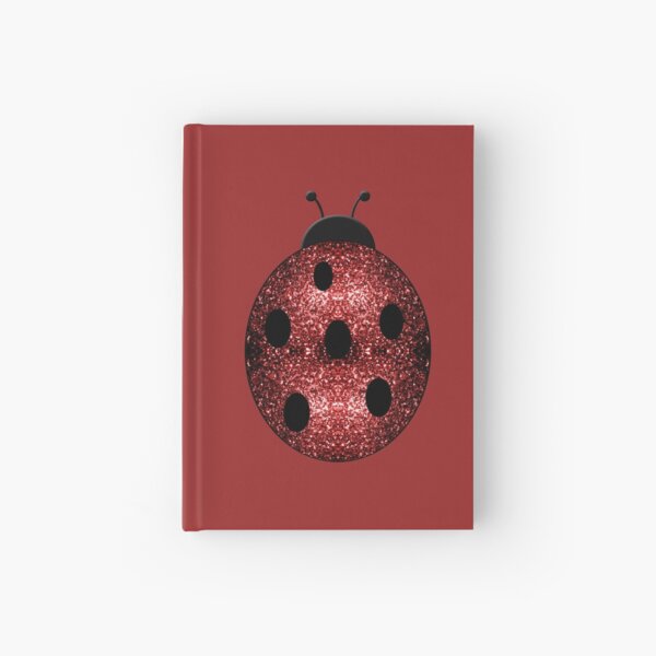 Item preview, Sparkling red faux sparkles Ladybird Ladybug on dark red (Photo of Glitter - Not Reflective)  designed and sold by PLdesign.