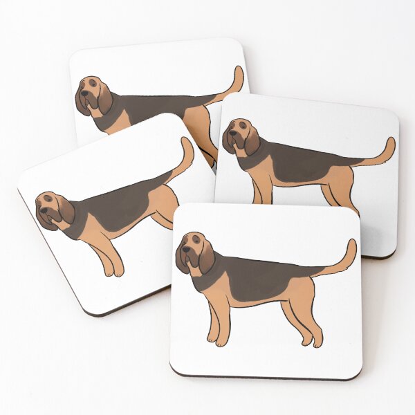 Artikelvorschau, Bluthund-Hundeillustration entworfen und verkauft von Yarafantasyart.