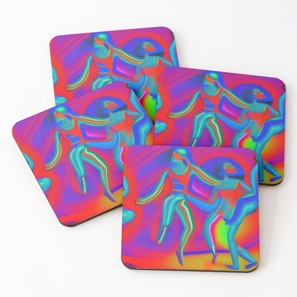 Item preview, Dancing People No.8 - Astral Cosmic AI Illustration designed and sold by Recall-Design.