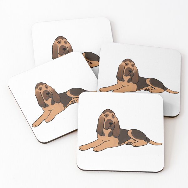 Artikelvorschau, Bloodhound-Hundegesichtsillustration entworfen und verkauft von Yarafantasyart.