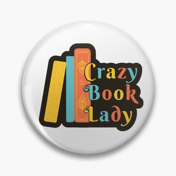 Item preview, Crazy Book Lady Sticker designed and sold by ArtfullyReka.
