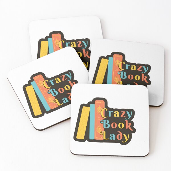 Item preview, Crazy Book Lady Sticker designed and sold by ArtfullyReka.