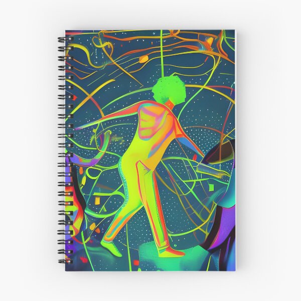 Item preview, Dancing People No.1 - Astral Cosmic AI Illustration designed and sold by Recall-Design.