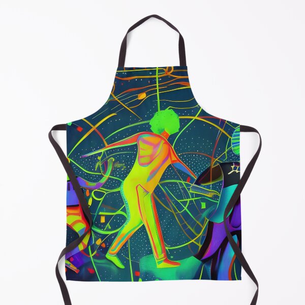 Item preview, Dancing People No.1 - Astral Cosmic AI Illustration designed and sold by Recall-Design.