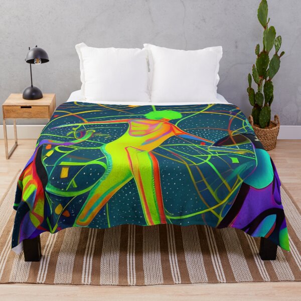 Item preview, Dancing People No.1 - Astral Cosmic AI Illustration designed and sold by Recall-Design.