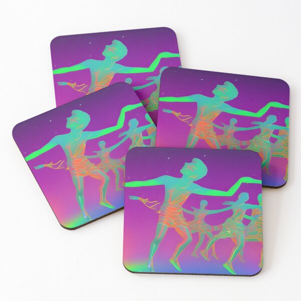 Item preview, Dancing People No.2 - Astral Cosmic AI Illustration designed and sold by Recall-Design.