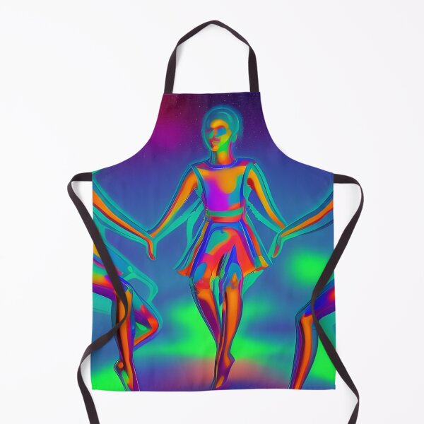 Item preview, Dancing People No.4 - Astral Cosmic AI Illustration designed and sold by Recall-Design.