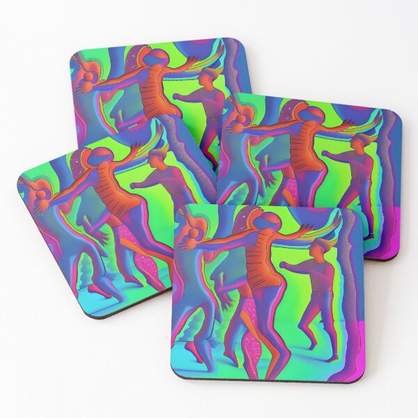 Item preview, Gente bailando No.5 - Ilustración de AI cósmica astral designed and sold by Recall-Design.