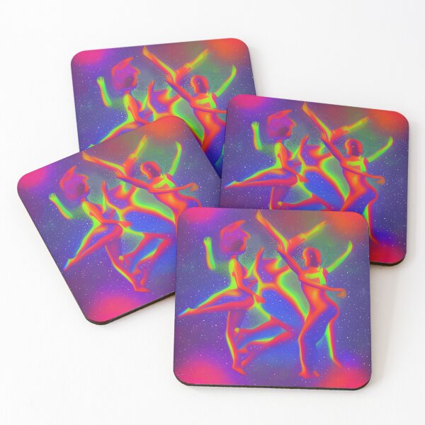 Item preview, Dancing People No.6 - Astral Cosmic AI Illustration designed and sold by Recall-Design.