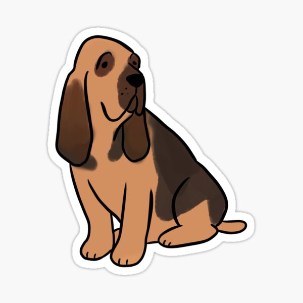 bloodhound dog clipart transparent