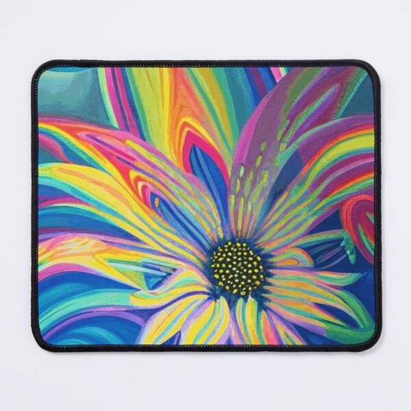 Item preview, Custom Optical Floating Rainbow Flower Watercolor designed and sold by funnyhalloween.