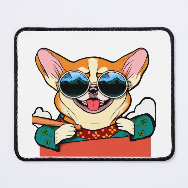 Item preview, Cool Chihuahua Dog With Sunglasses Cartoon Art designed and sold by Vividality.