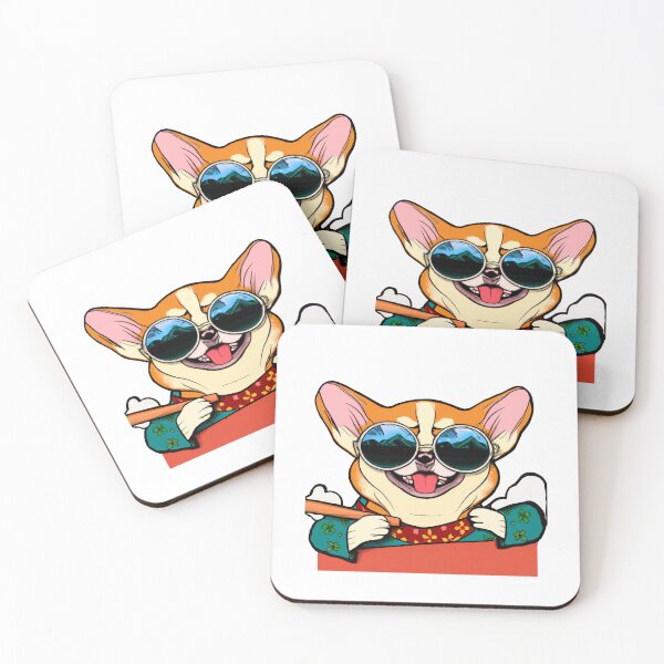 Item preview, Cool Chihuahua Dog With Sunglasses Cartoon Art designed and sold by Vividality.