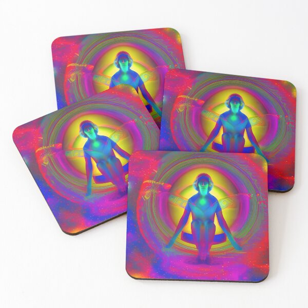 Item preview, Peace Love Harmony No.1 - Astral Cosmic AI Illustration designed and sold by Recall-Design.