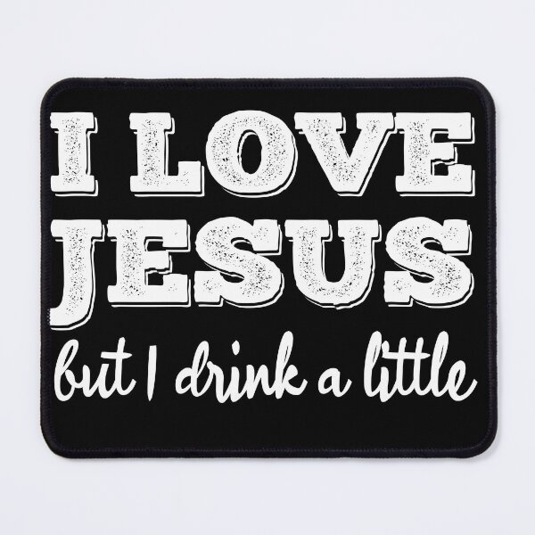 Item preview, I Love Jesus but I Drink A Little funny classic T-Shirt designed and sold by colortrends.