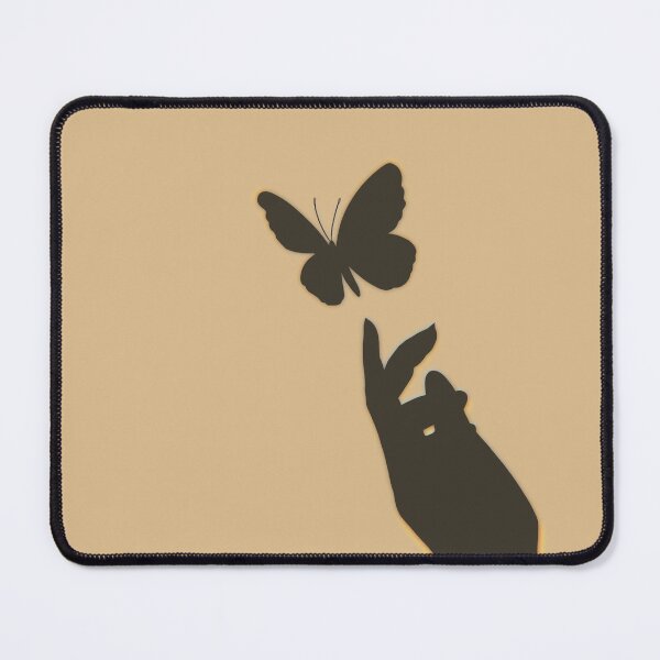 Item preview, Hand and butterfly shadow Art Print designed and sold by ArtfullyReka.