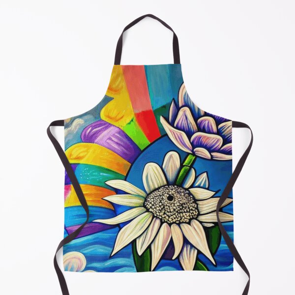 Item preview,  Custom Optical Floating Rainbow Flower Watercolor  designed and sold by funnyhalloween.