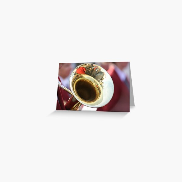 Tuba Reflections Greeting Card