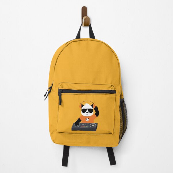 Item preview, DJ Panda with orange shirt designed and sold by Dalevalart.