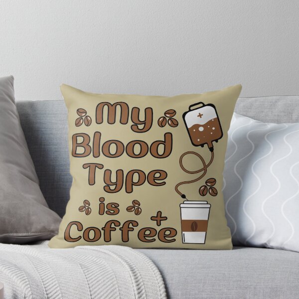 Item preview, MY BLOOD TYPE IS COFFEE designed and sold by hijasminflower.