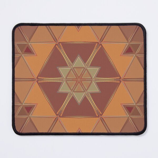 Item preview, Terracotta Color Palette Earth Tones Earthy Colors Geometric Abstract Radial Symmetry Pattern 2 of 8 designed and sold by Beachy.
