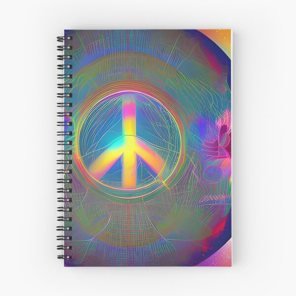 Item preview, Peace Love Harmony No.2 - Astral Cosmic AI Illustration designed and sold by Recall-Design.