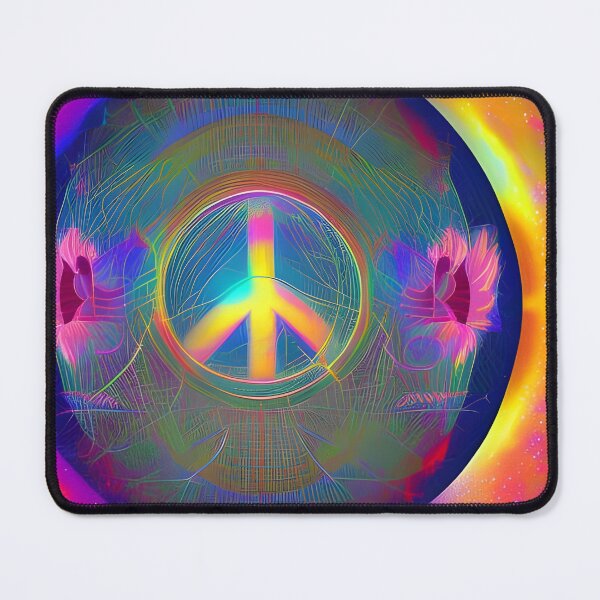 Item preview, Peace Love Harmony No.2 - Astral Cosmic AI Illustration designed and sold by Recall-Design.