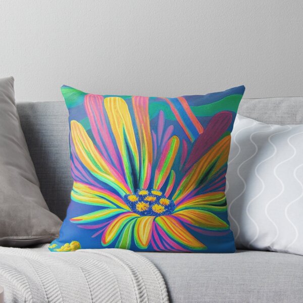Item preview,  Illusionary Hand-painted Floating Rainbow Flower  designed and sold by funnyhalloween.