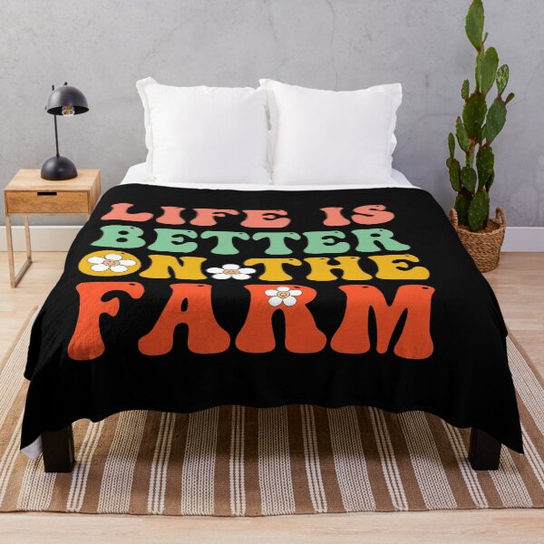Item preview, Farm Lover Quotes: Life Is Better On The Farm, Farmer Gift designed and sold by AMINE  ★★★★★.