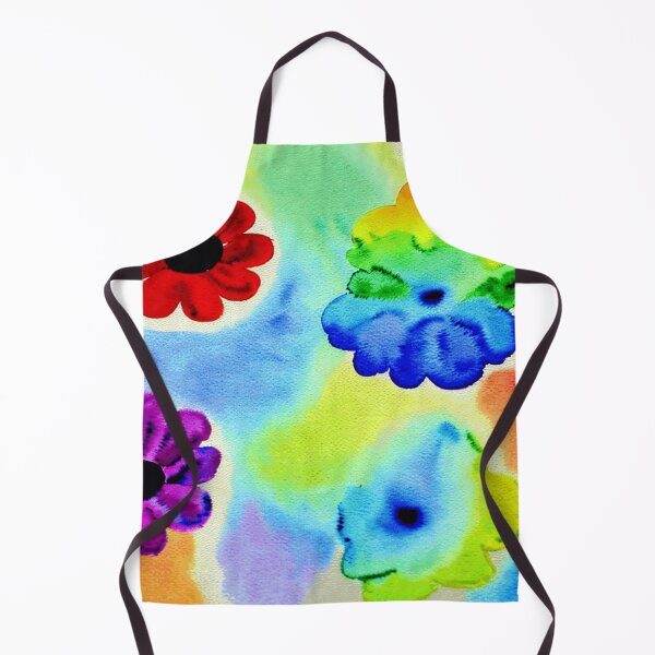 Item preview, Colorful Floating Rainbow Flower Watercolor  designed and sold by funnyhalloween.