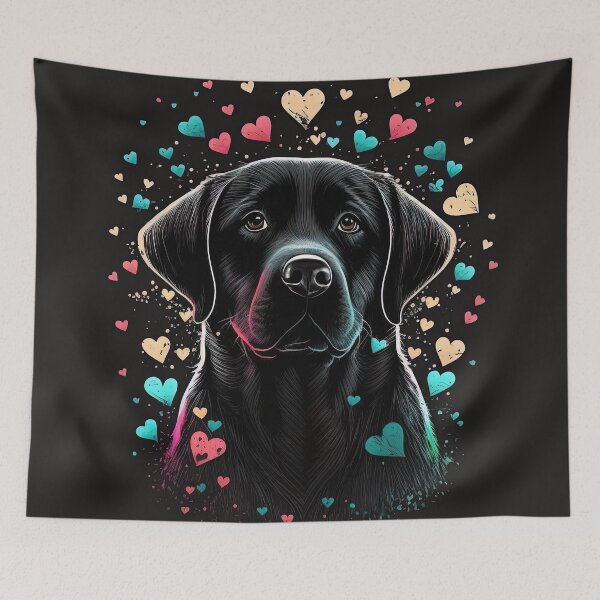 Item preview, Labrador Dog Valentine designed and sold by Juliascutecornr.