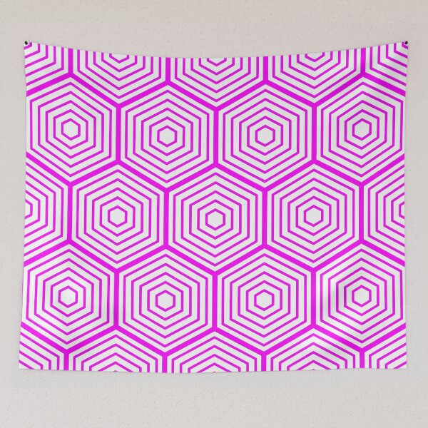 Item preview, Hexagon seamless pink designed and sold by WSShopArt21.