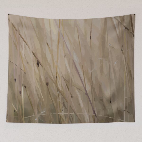 Item preview, grass pattern in beige color designed and sold by SunGraphicArt.