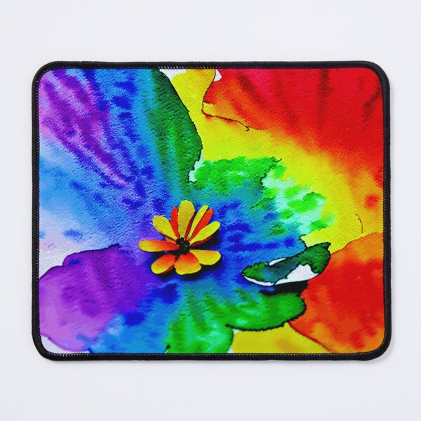 Item preview, Colorful Floating Rainbow Flower Watercolor  designed and sold by funnyhalloween.