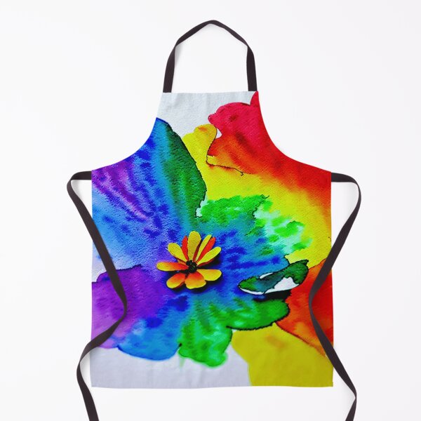 Item preview, Colorful Floating Rainbow Flower Watercolor  designed and sold by funnyhalloween.