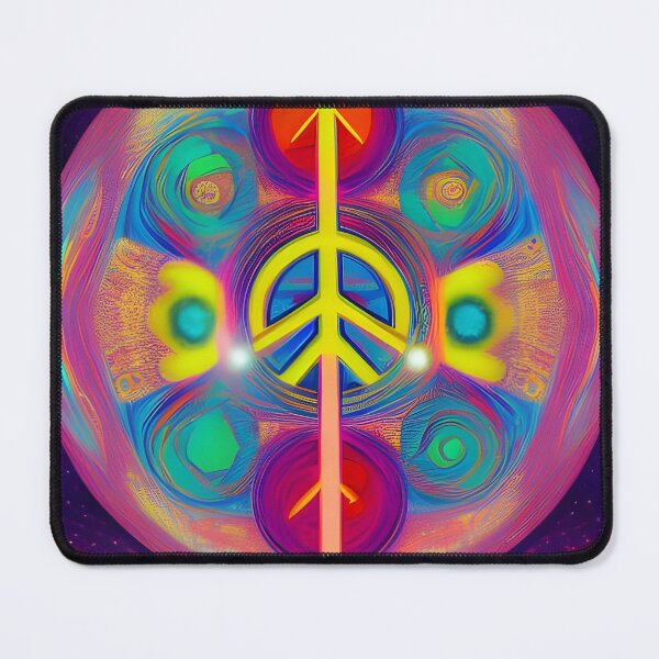 Item preview, Peace Love Harmony No.4 - Astral Cosmic AI Illustration designed and sold by Recall-Design.