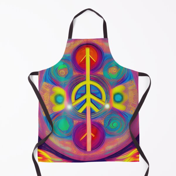 Item preview, Peace Love Harmony No.4 - Astral Cosmic AI Illustration designed and sold by Recall-Design.
