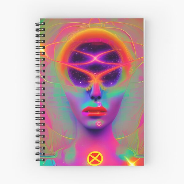 Item preview, Peace Love Harmony No.5 - Astral Cosmic AI Illustration designed and sold by Recall-Design.