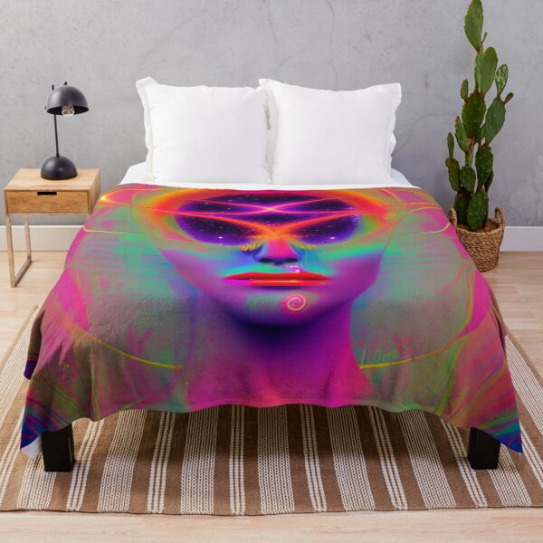 Item preview, Peace Love Harmony No.5 - Astral Cosmic AI Illustration designed and sold by Recall-Design.