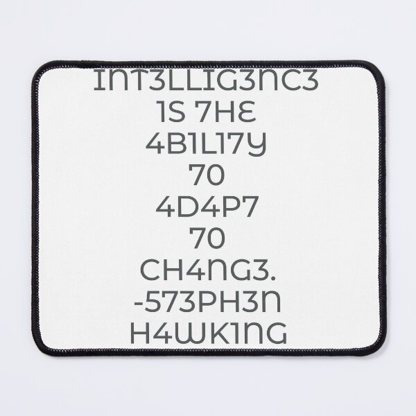 Item preview, Stephen Hawking intelligence quote designed and sold by Bmusicjr.