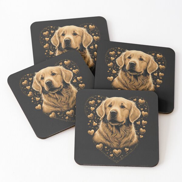 Item preview, Golden Retriever Dog Valentine designed and sold by Juliascutecornr.
