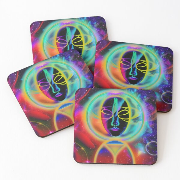 Item preview, Peace Love Harmony No.7 - Astral Cosmic AI Illustration designed and sold by Recall-Design.